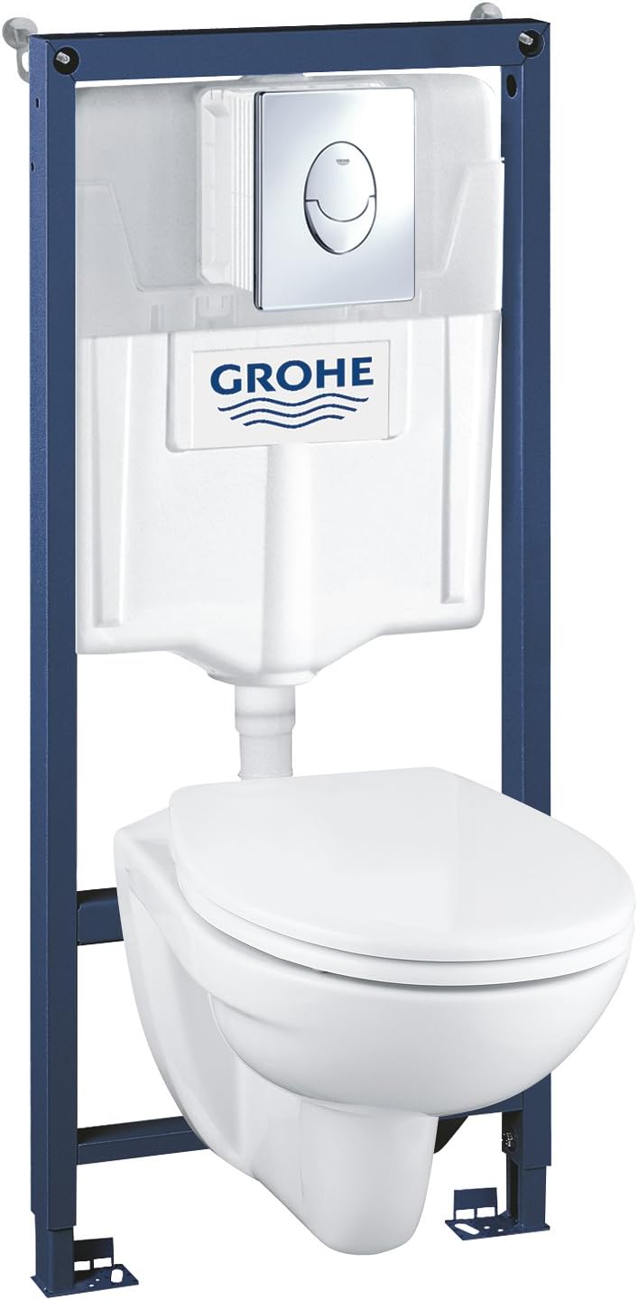 Grohe SOLIDO Ceramic Perfect, WC - SOLIDO 4-in-1 mit Keramik WC, 6-9 L ...