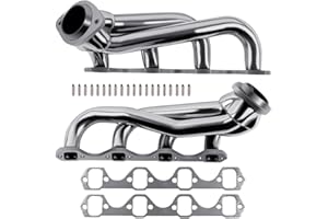 Exhaust Headers Direct Bolt On Replacement Fits 1979-1993 Ford Mustang 5.0 302 V8 Fox Body Stainless Steel Manifold-Style Hea