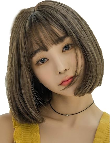 Amazon Netgo ウィッグ セミロング フルウィッグ ロング レディース ウィッグ かつら ミディアム Wig ストレート 自然 医療用 小顔効果 ネット付き 耐熱 コールドブラウン フルウィッグ 通販