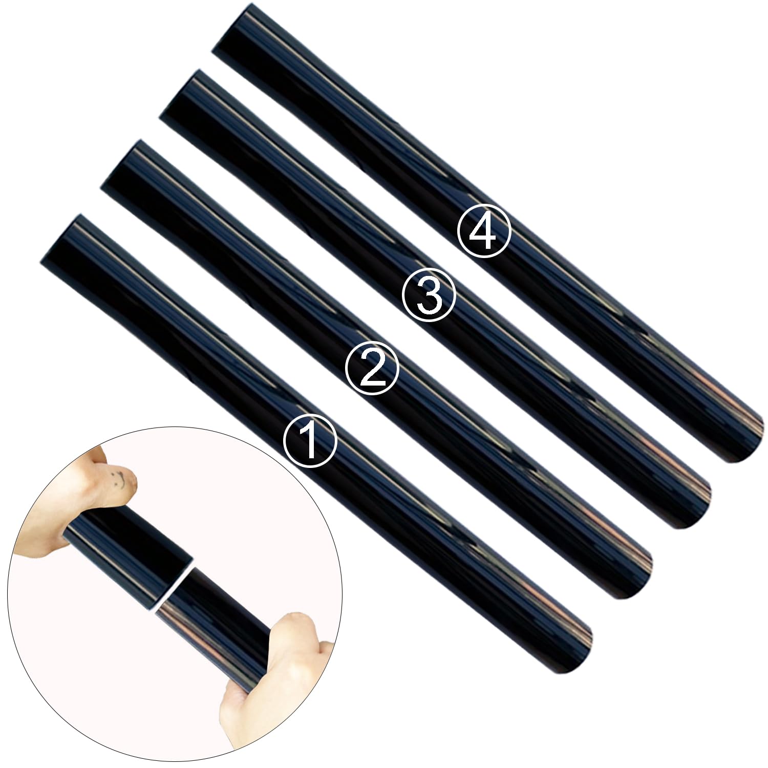 4Pack 1.25 Inch Vacuum Extension Wands with 1-1/4