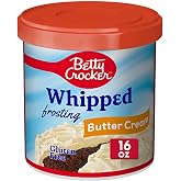 Betty Crocker Whipped Butter Cream Frosting (Pack of 2) 12 oz Tubs