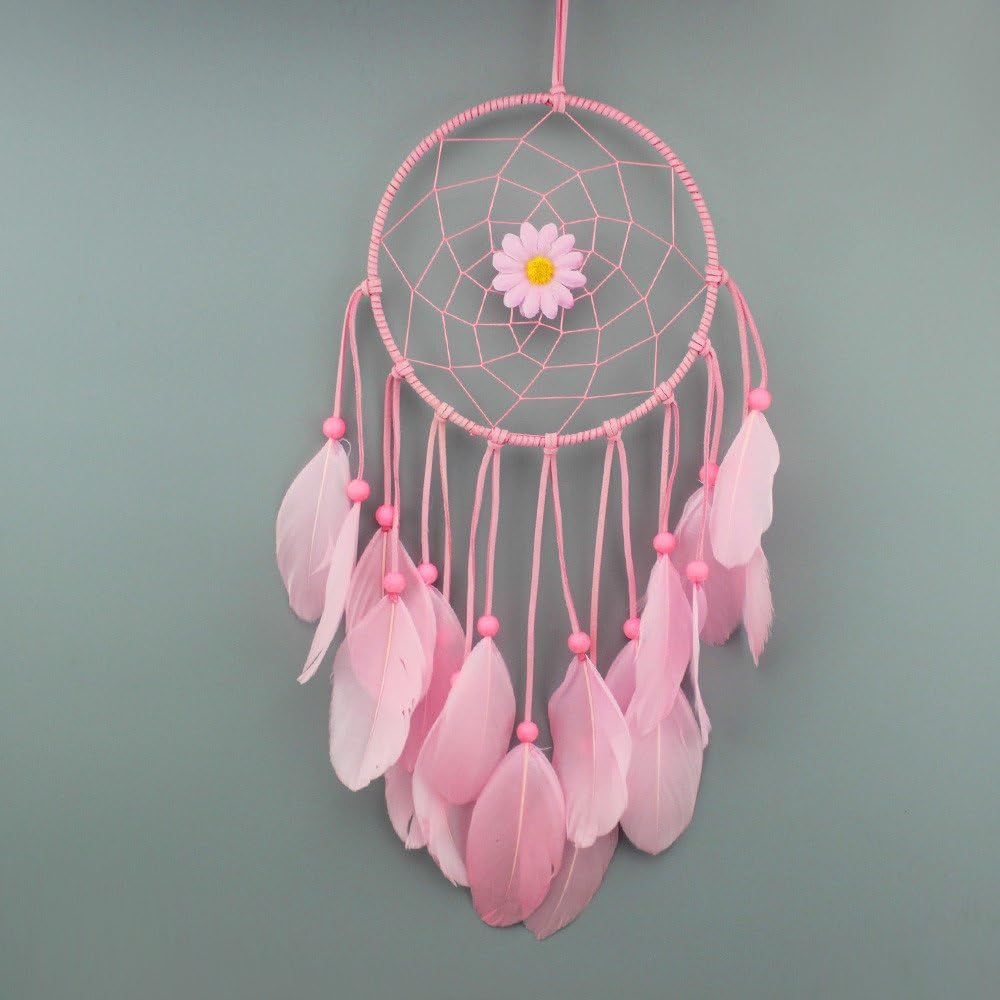 von YIRUI dream catcher Catcher Dream net pearl wind chimes ornaments, size: 15 * 40cm,B