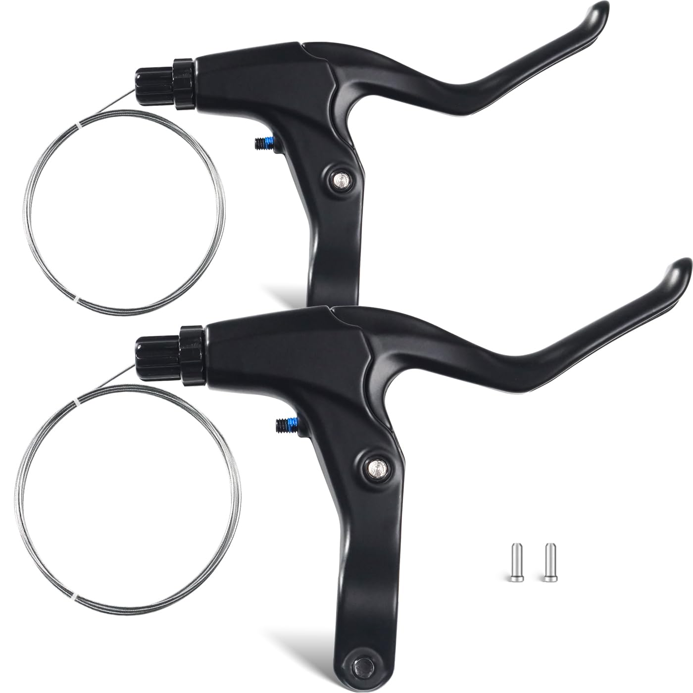 CNCLOL Mountain Bike Brake Levers,Aluminium Alloy Bicycle Brake Levers,Brake Handle for Mountain Bike MTB/BMX/Road Bike.Black