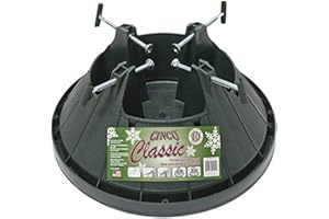 Good Tidings Cinco C-148 Classic Tree Stand For Up To 10' Trees, Medium, Green