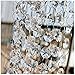 JIHUI 10FT Glass Crystal Garland Chandelier 14mm Octagon Beads Chain for Hanging Clear