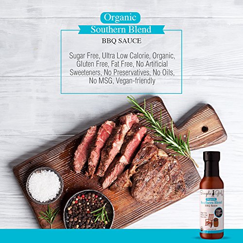 Simple Girl Organic Southern Blend Sugar Free BBQ Sauce - 12 Oz - Liven Up Your Healthy Diet! - Certified Organic - Kosher - Gluten Free - Fits Keto Diet or Low Carb Diet - Thumbnail 5