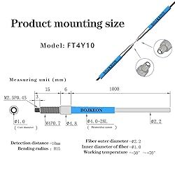 FT4Y10 Fiber Optic Sensor,Through-Beam Reflection