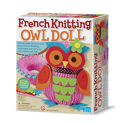 4m french knitting owl doll kit doll
