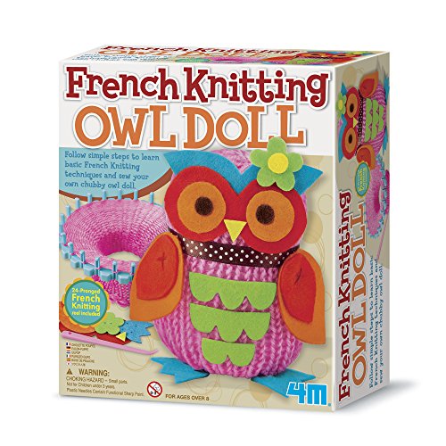 4M French Knitting Owl Doll Kit Doll