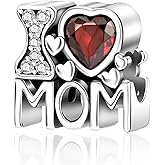 Simphman Clearance Charm 925 Sterling Silver Charms for Bracelets and Necklaces Bead Charms Jewelry Charm for Women Family Friends