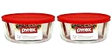 Pyrex Storage Plus 7-Cup Round Storage Dish with