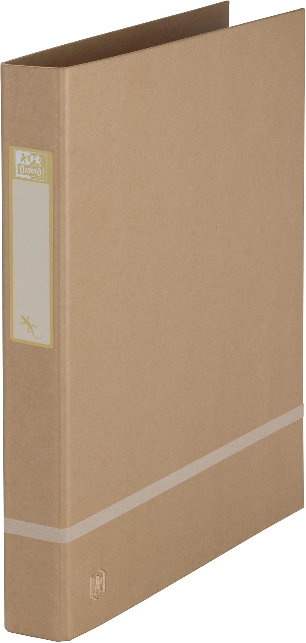 Oxford A4 Lever Arch File 40mm Spine 2 D-Rings Recycled Kraft Eco Filing