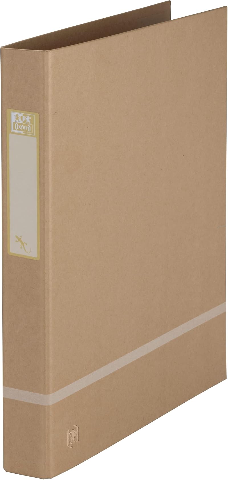 Oxford A4 Lever Arch File 40mm Spine 2 D-Rings Recycled Kraft Eco Filing