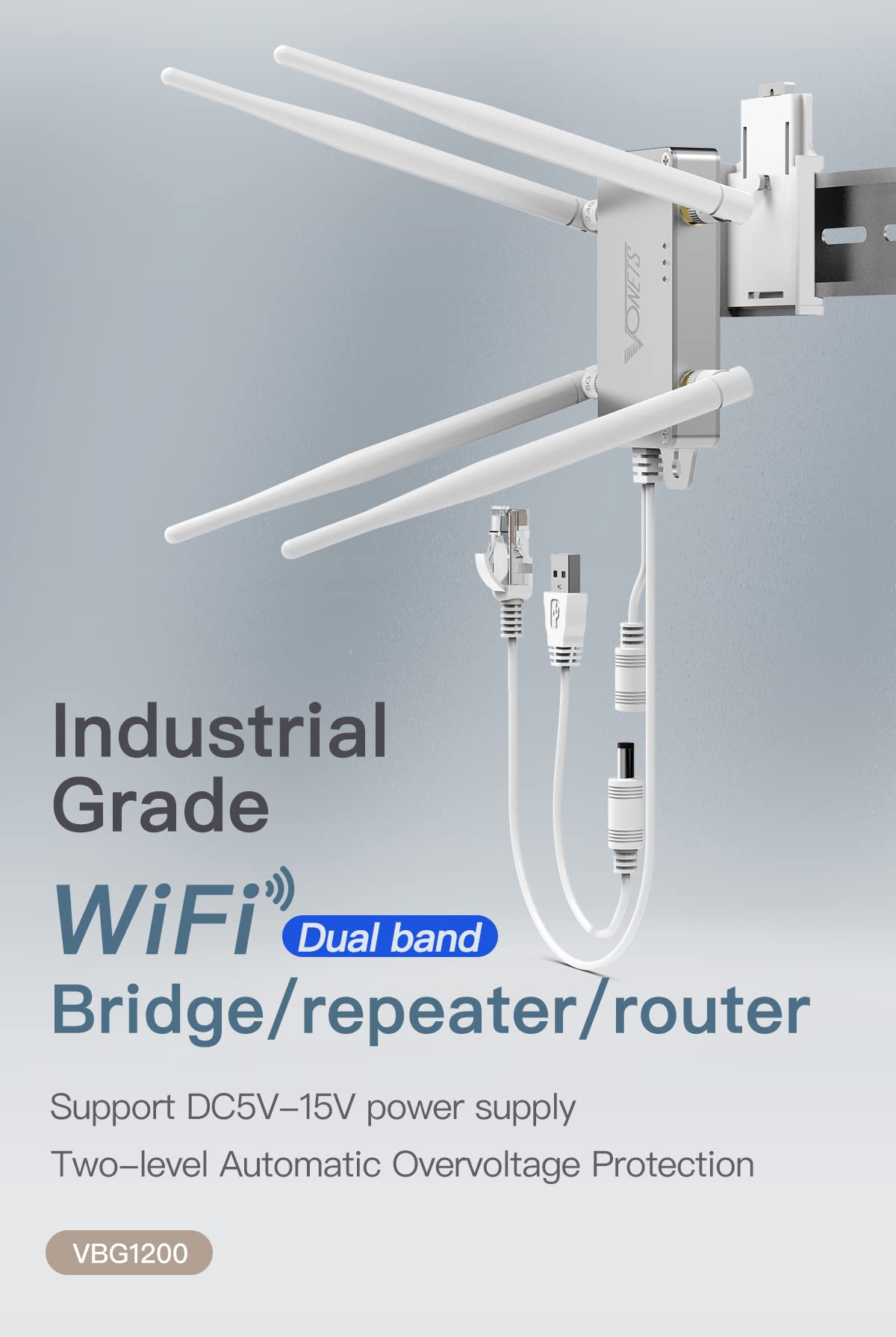 Agv Bridge Router Mua VONETS VBG1200 Industrial Mini Dual Band 2.4GHz/5GHz WiFi Bridge ...