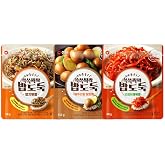 KOREAC_ [3packs] Braised,Spicy Stir-fry Dried Squid,Sweet stir-fry anchovies_(9.16 oz) 장조림 150g, 오징어채 볶음 60g, 멸치볶음 50g