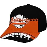 Baseball City Style Adjustable Hat Unisex Adult Game Day Team Color Snapback Cap Sports Fan Gift for Men Women