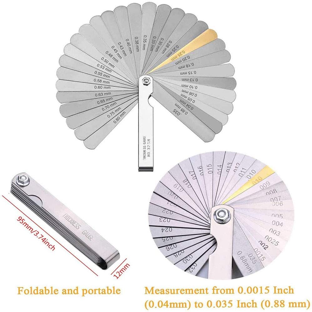 Precision String Action Gauge Ruler For String Height- Metric, Sae - View #2