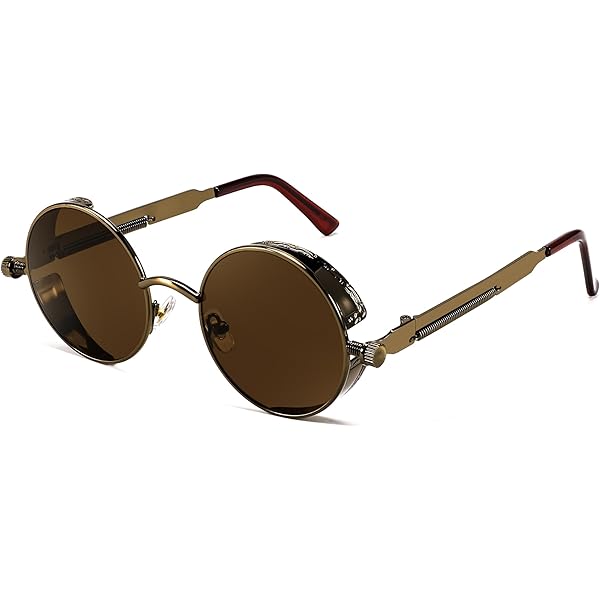 Amazon.com: Retro 90's Old School Round Vintage Trendy Steampunk