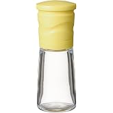 Kyocera CM-15N-YL Mill, 3.4 fl oz (90 ml), Ceramic, Sesame Seeds, Seasoning Container, Coarseness Adjustment, Decomposition Cleaning, Yellow