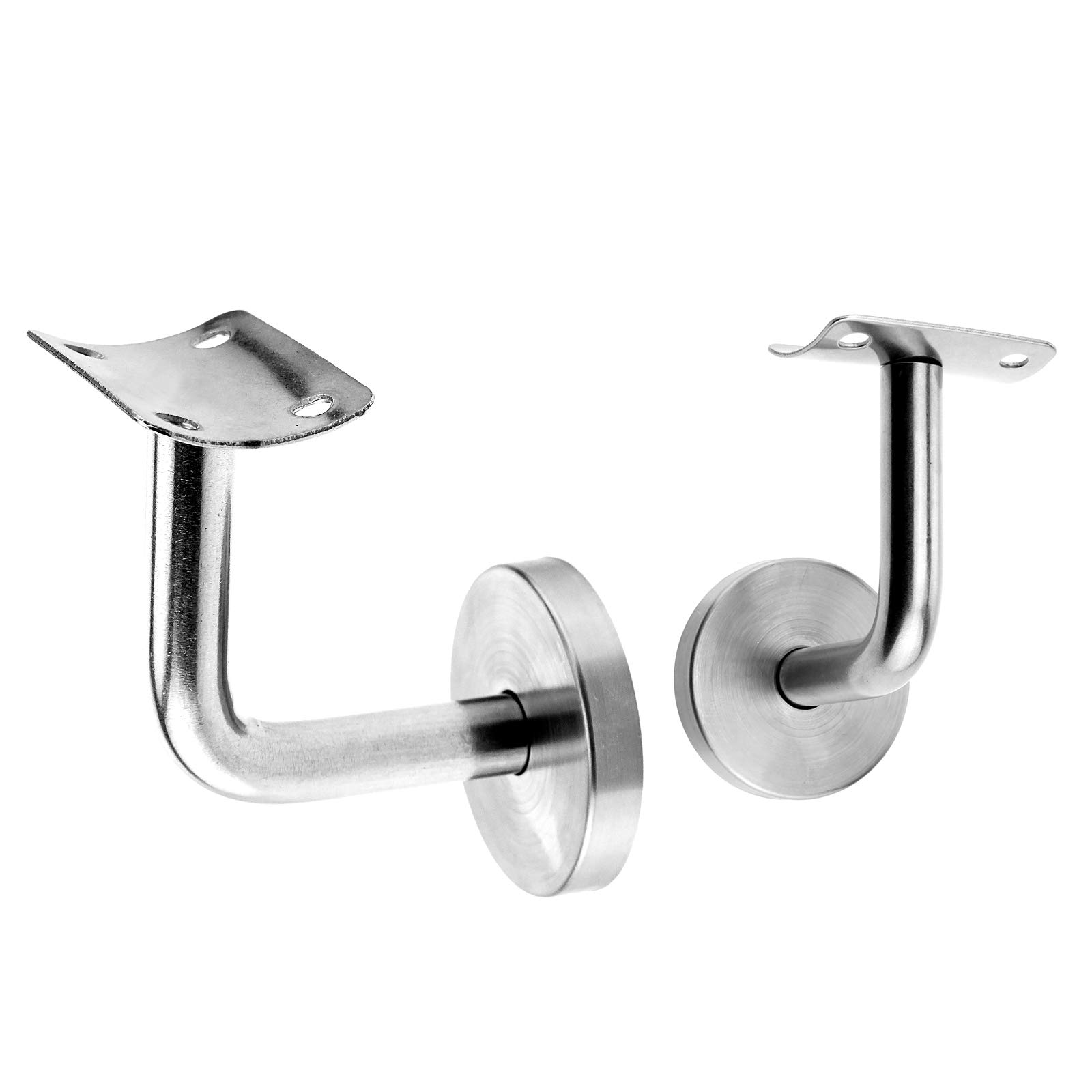 ENET 2x Stainless Steel Handrail Rail Mount Banister Support Stair Wall Brackets