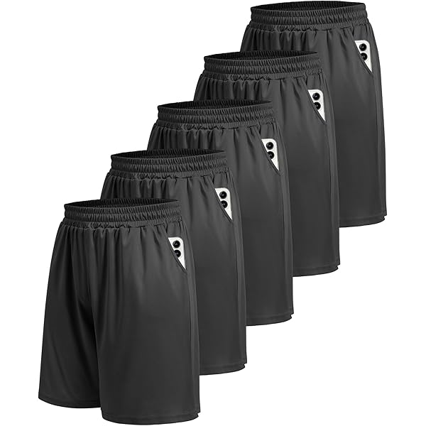 BVNSOZ Men's Athletic Shorts with Pockets and Elastic