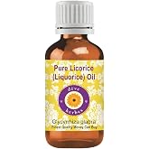 Deve Herbes Liquorice Oil (Glycyrrhiza glabra) | Infused | Pure | Non-Sticky | Lightweight | for Facial Care | Men &amp; Women | 15ml (0.50 oz)