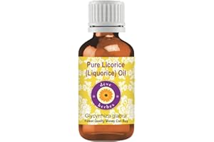 DÈVE HERBES Deve Herbes Liquorice Oil (Glycyrrhiza glabra) | Infused | Pure | Non-Sticky | Lightweight | for Facial Care | Men & Women | 15ml (0.50 oz)