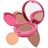 Peptide Bouncees Foundation, Foundation for Older Women, Hydrating, Age-Defying Makeup for Mature Skin, And All Skin Types, Natural, Medium Buildable Coverage, Satin Finish (Coco color, 1pcs)