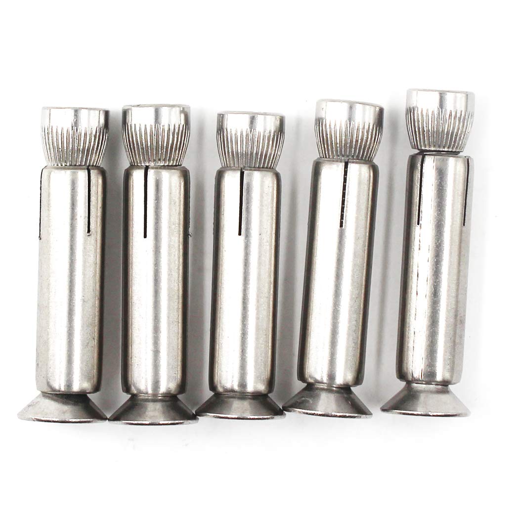 M6*60 304 Stainless Steel Internal Hex Expansion Bolt Set of 5
