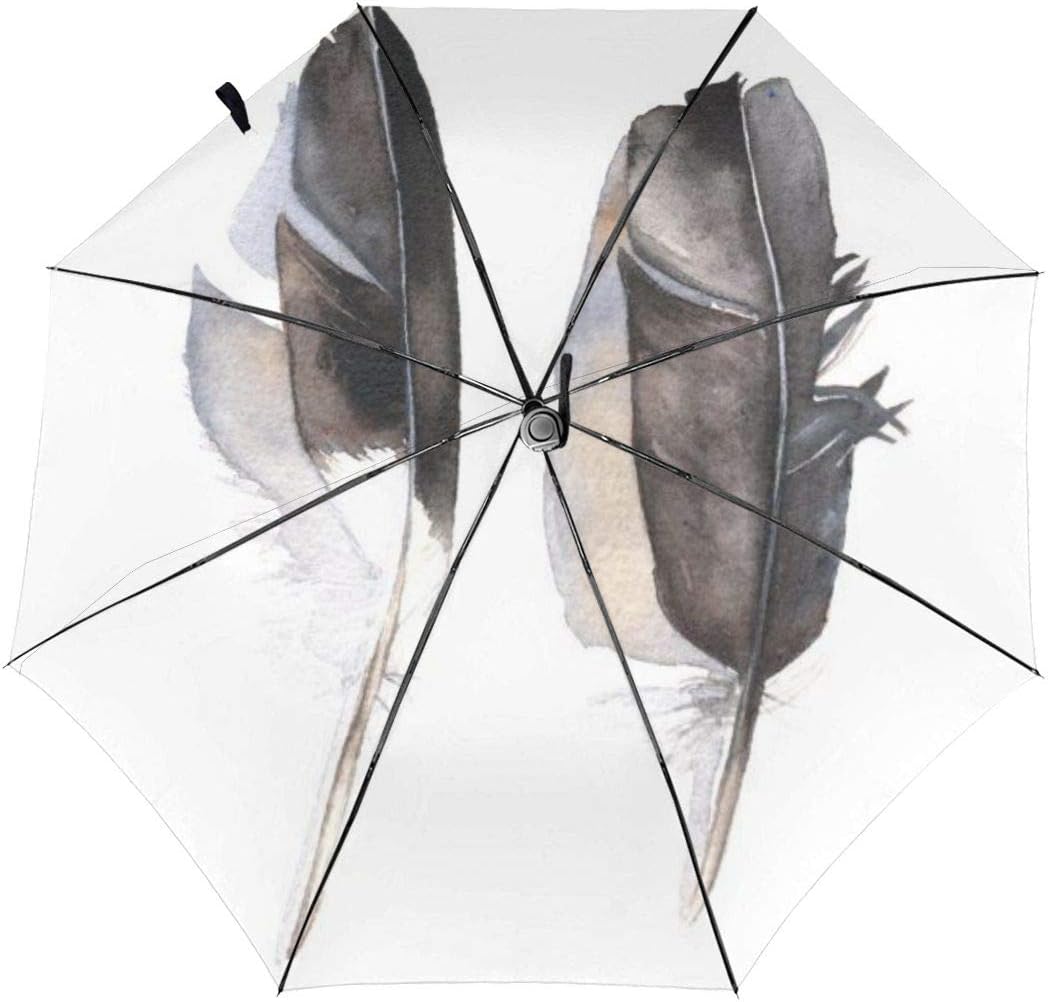 RainProof, SunProof And WindProof Umbrella, Feather