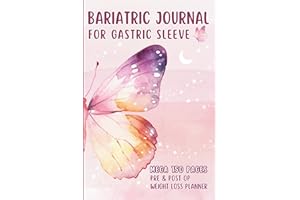 Bariatric Journal for Gastric Sleeve: Mega 150 Page Pre & Post Op Food & Weight Loss Planner. Must Have Gift for Men & Women after Gastric Bypass Surgery.