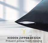 ZIMASILK 100% Mulberry Silk Pillowcase 19 Momme 6A 50x75 Black view 7
