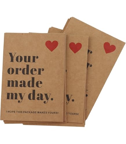 Amazon.com : KiDEPOCH 180 Thank You Cards Small Business, Mini