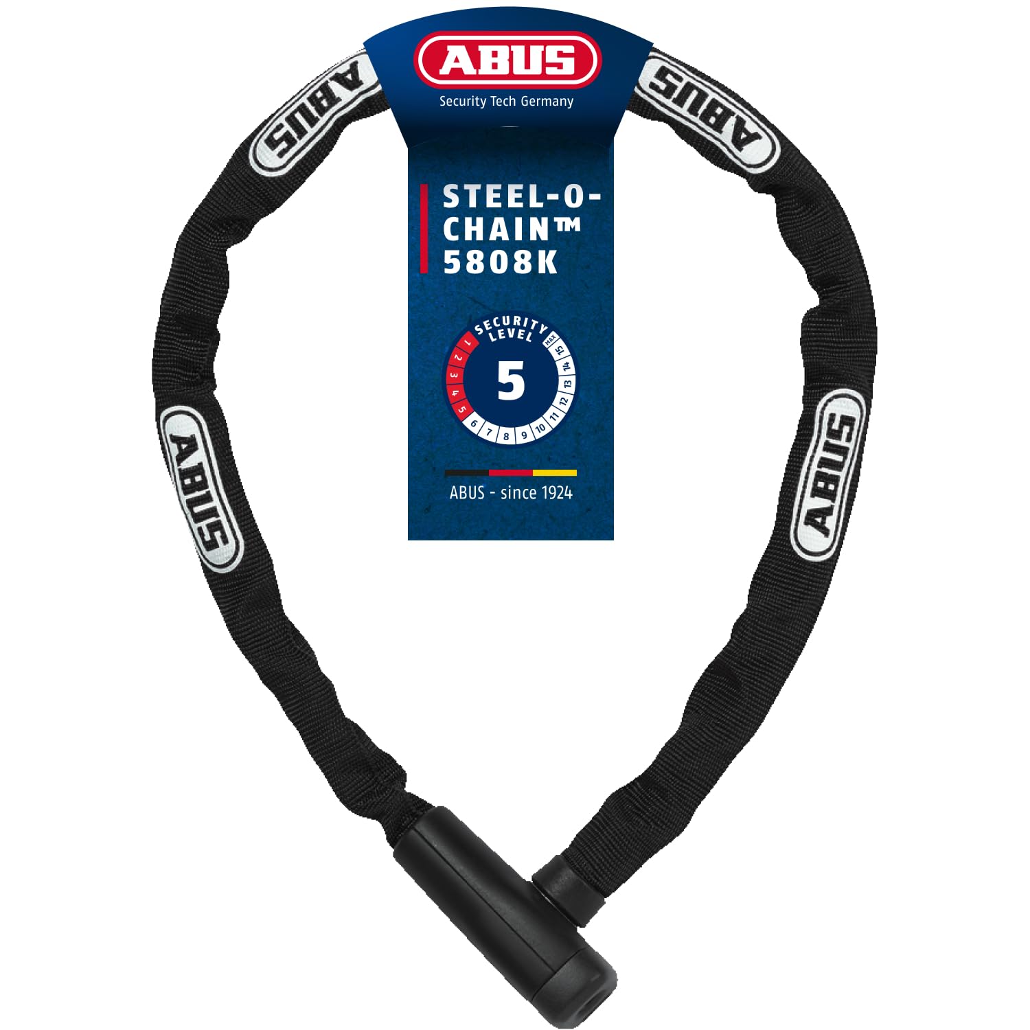 ABUS Steel-O-Chain 5805K chain lock - Steel bicycle lock - security level 5