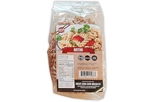 GREAT LOW CARB BREAD COMPANY CO. Great Low Carb Bread Co. Rotini Pasta 8 oz. Low Carb Pasta, Organic, Kosher, No GMO, Make Mac n Cheese, Cold Pasta Salads