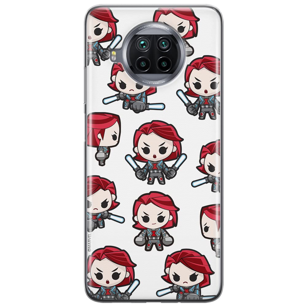 ERT GROUP mobile phone case for Xiaomi MI 10T LITE/REDMI NOTE 9 PRO 5G original and officially Licensed Marvel pattern Black Widow 013 adapted to the shape of the mobile phone, case made of TPU — image 1