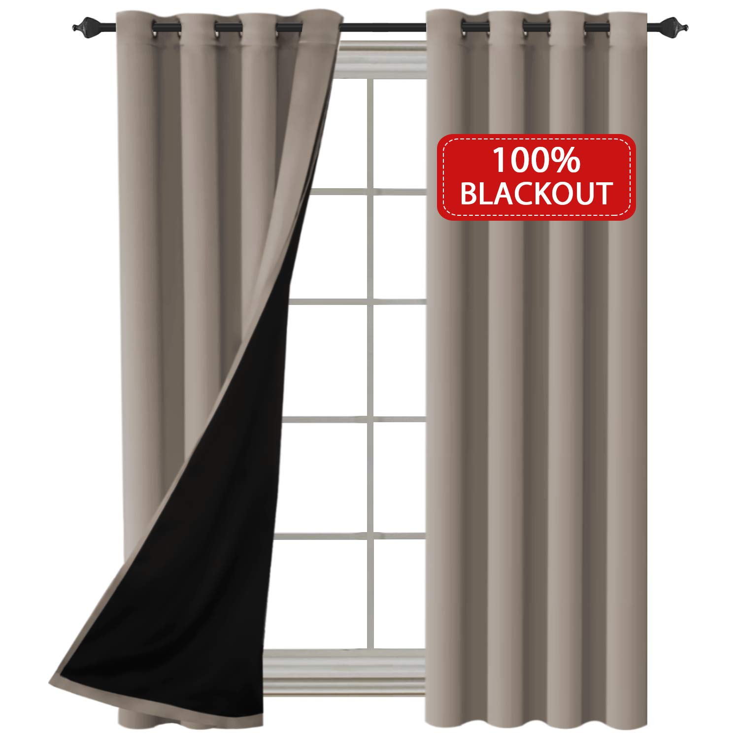 Best blackout curtains for living room 108 inches