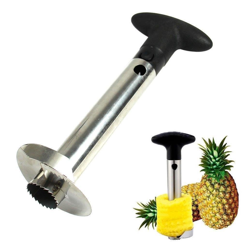 Experty Stainless Steel Pineapple Peeler Corer Slicer Kitchen Gadget - All In One Tool