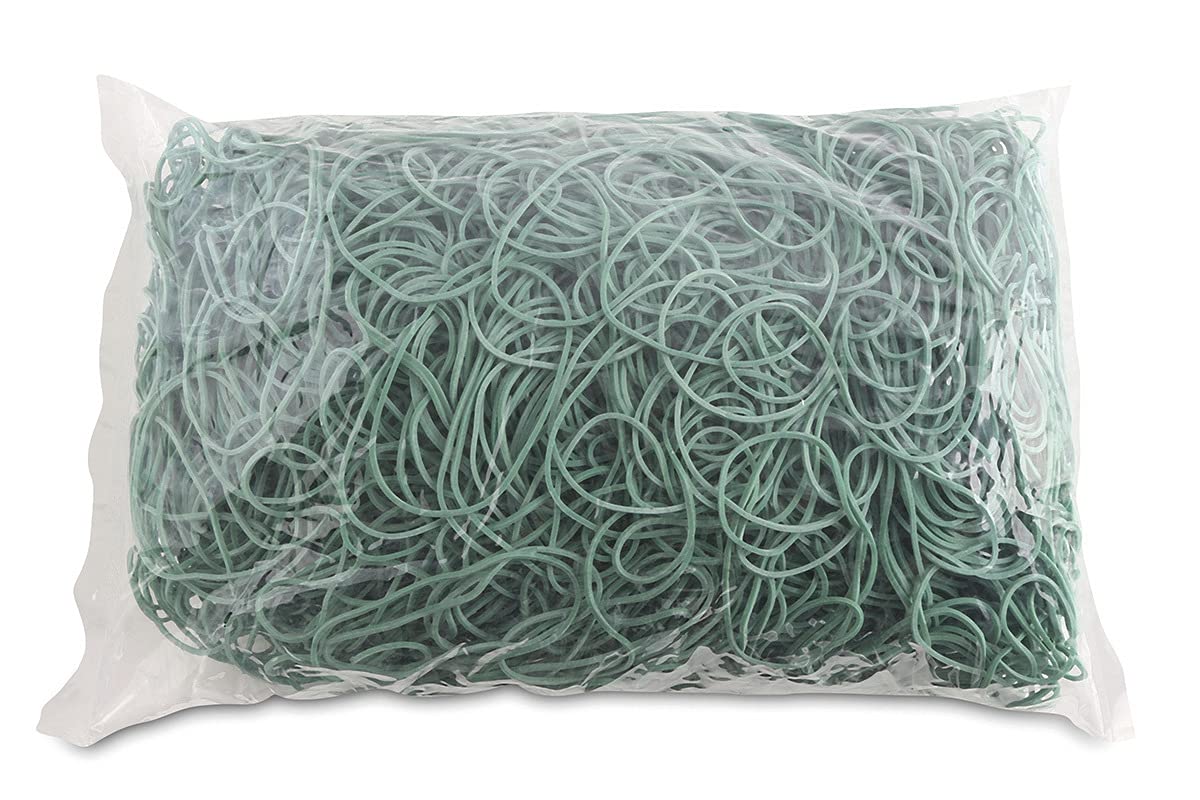Rubber Bands OFFICE PRODUCTS Diameter 60mm 1,5x1,5mm 1000g Green/Small Office Accessories/Type-Standard/Material-Rubber/Weight (g)-1000 / Colour-Green/Size-1,5x1,5mm