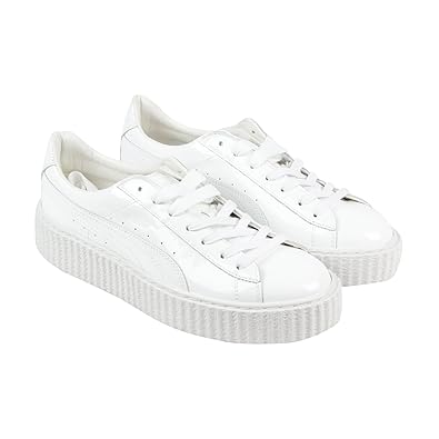 puma basket creepers white