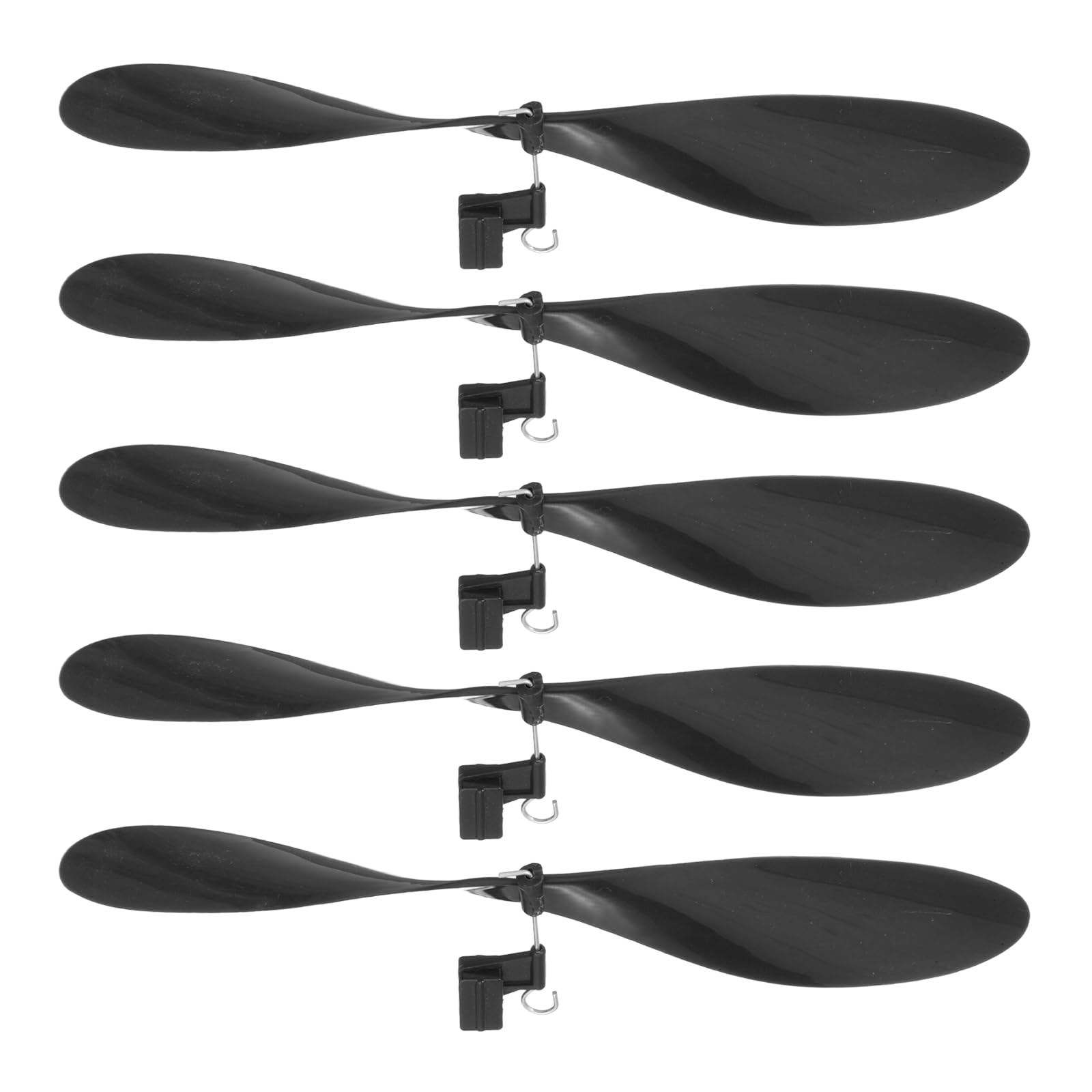 sourcing map Plastic Propeller, Propeller Props Blade Helicopter Kit 7" Fold Resistant for STEM Activities Powered Airplanes DIY Science(Black, Pack of 5) — image 1
