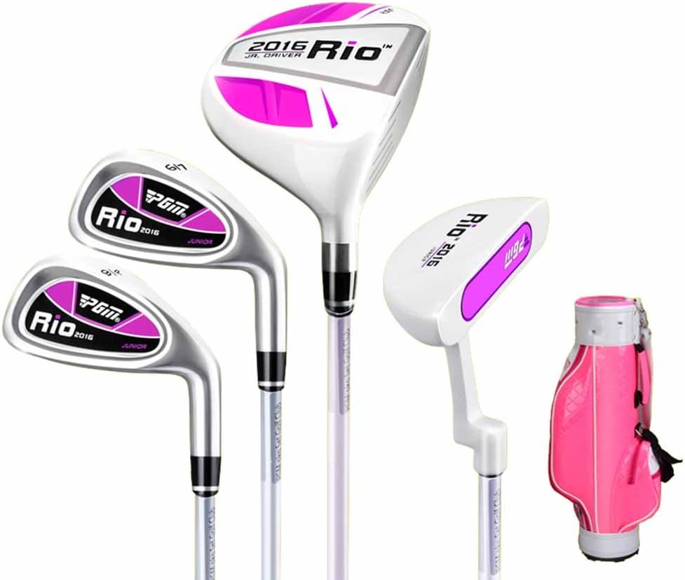 PGM Set de golf junior, 912 ans (130 cm150 cm), quatre pièces de