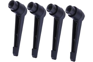 4Pcs Clamping Lever Handle M8 Adjustable Machinery Handle with Male Thread for Industrial Equipment