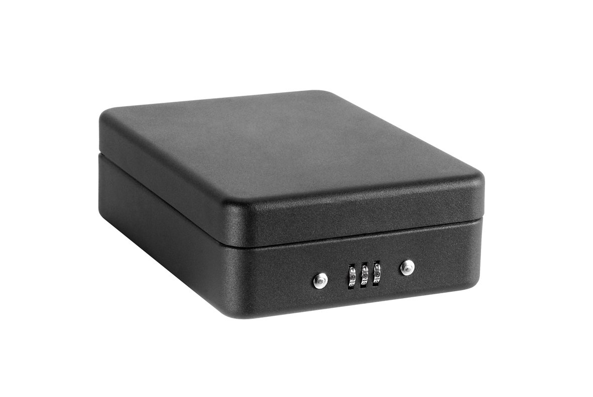 Arregui C9427 Security Box with Cable for fixing, Black