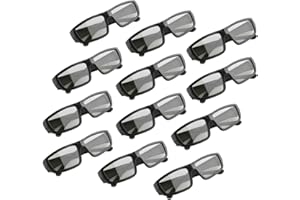 GELETE 3D movie glasses passive unisex Adult Passive three-D glasses Polarized cinema glasses (12 pack)