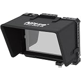 Nitze Cage for Blackmagic Design Video Assist 7" 12G Monitor - JT-B02B | Sunhood, HDMI Cable Clamp, USB-C Cable Clamp