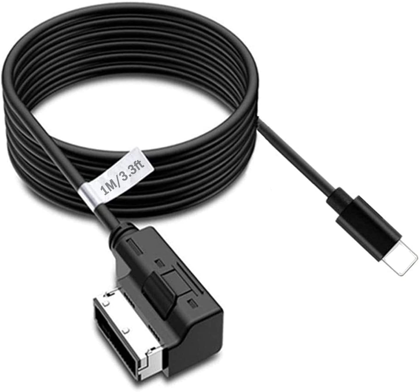 Aux Media Interface Audio Adapter Compatible with A4 A3 A5 A6 A8 S4 S6 S8 Q5 Q7 R8 with MMI 3G+ for iXs iXs Max iXR i8 i7 i6 i6s Plus