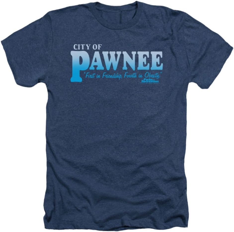 Sons of GothamComedy NBC TV Series Pawnee Adult Heather T-Shirt Tee