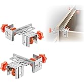 Imbot Drawer Front Installation Clamps， Adjustable Cabinet Drawer Mounting Hardware Clamps For Home Bedroom Woodworking Tools