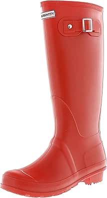 amazon red rain boots